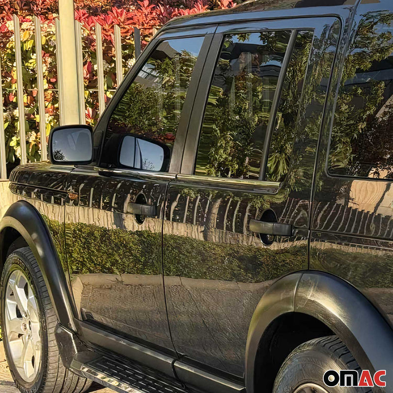 Fensterleisten Zierleisten für Land Rover Discovery 2009-2016 Edelstahl Chrom 4x