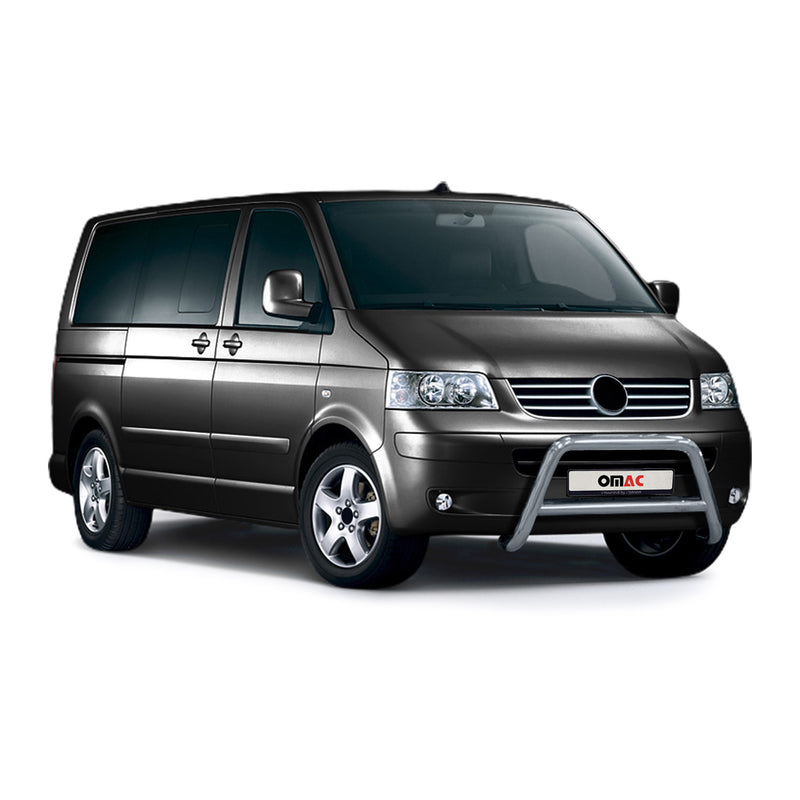 Frontbügel Frontschutzbügel für VW Transporter T5 2003-2015 mit ABE Stahl Silber