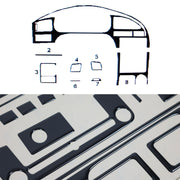 Innenraum Dekor Cockpit für Hyundai Elantra 2000-2004 Piano Schwarz Optik 8 tlg