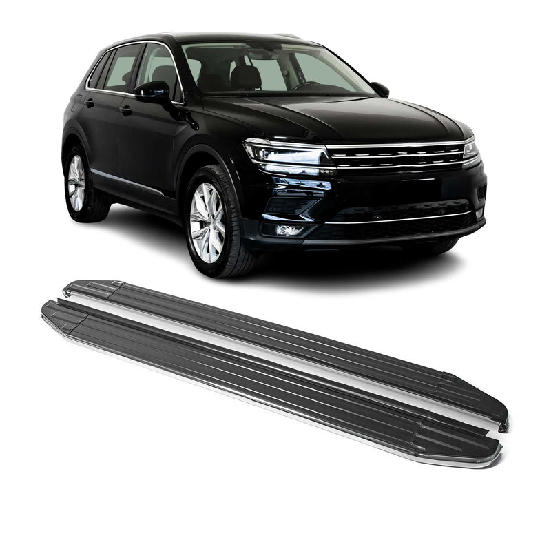 Trittbretter Seitenschweller für VW Tiguan mk2 2016-2024 ABE Alu