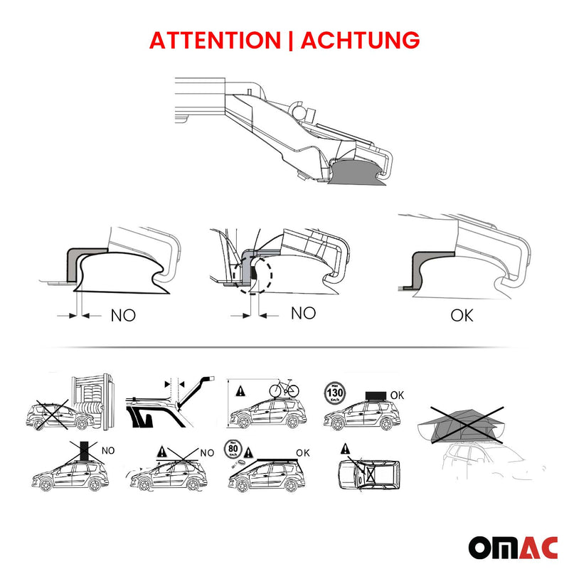 Dachträger Grundtäger für Audi Q5 8R FY 2008-2024 100kg Alu Silber 2 tlg ABE