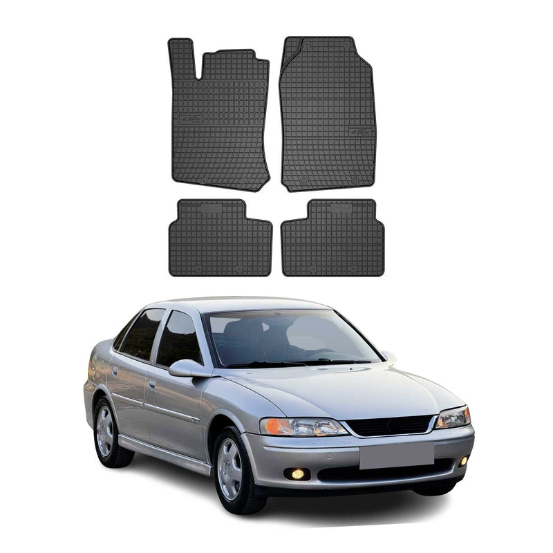 OMAC Gummi Fußmatten für Opel Vectra B 1995-2001 Automatten Gummi Schwarz 4tlg