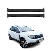 Dachträger Grundtäger für Dacia Duster mk3 2024-2025 75kg Alu Schwarz 2 tlg