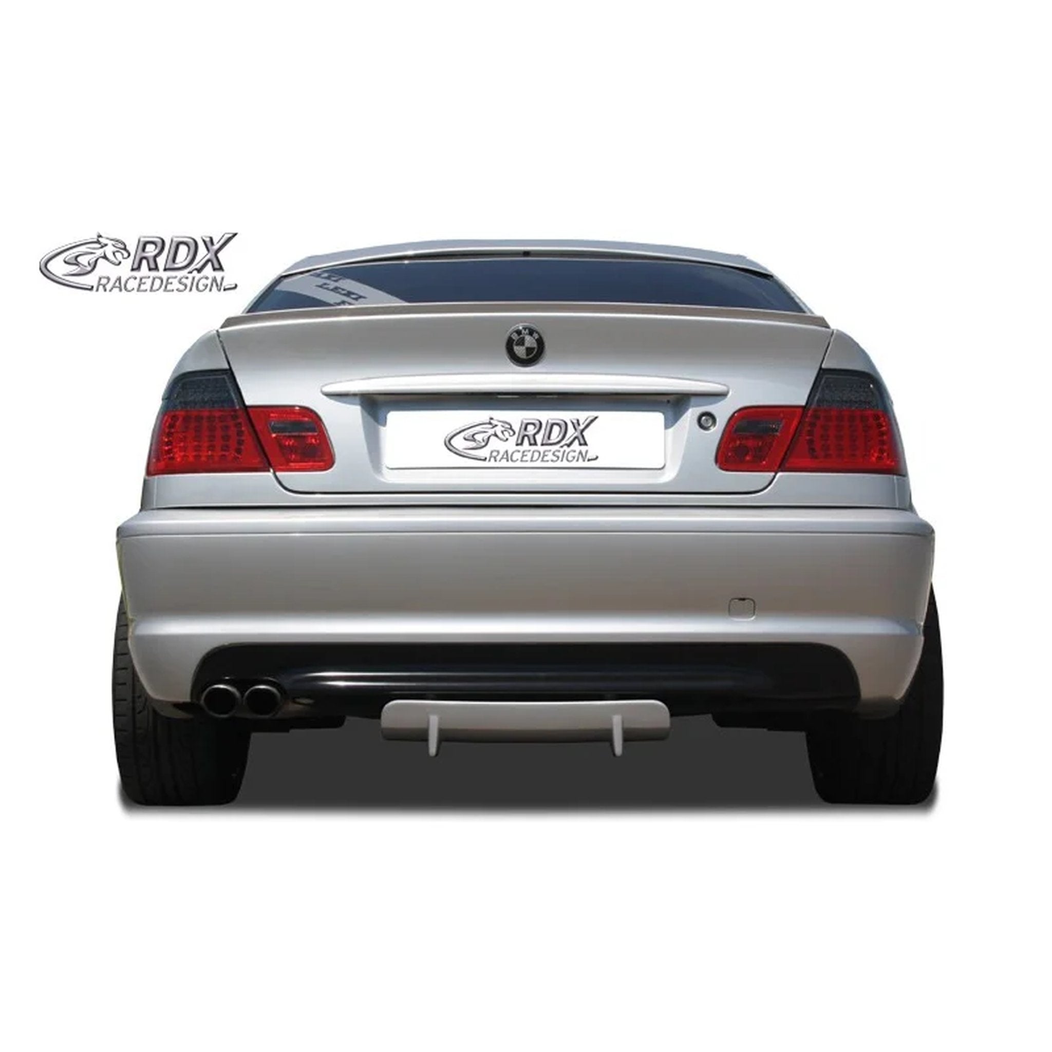 RDX Heckschürzenansatz Diffuser U-Diff für BMW 3er E46 1999-2007 Polyurethan TÜV
