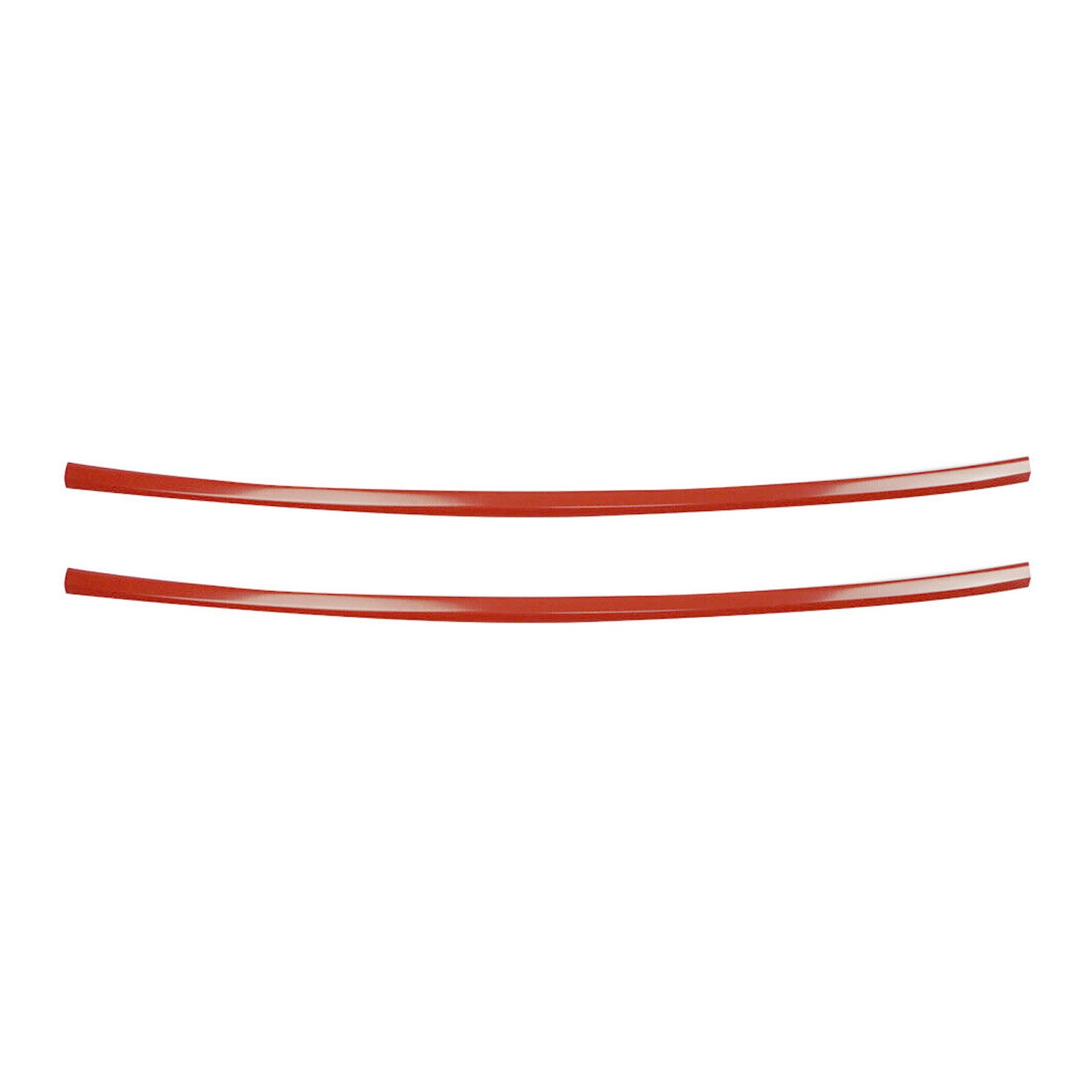Kühlergrill Leiste Grillleisten für VW T6 Transporter 2015-2019 Edelstahl Rot 2x