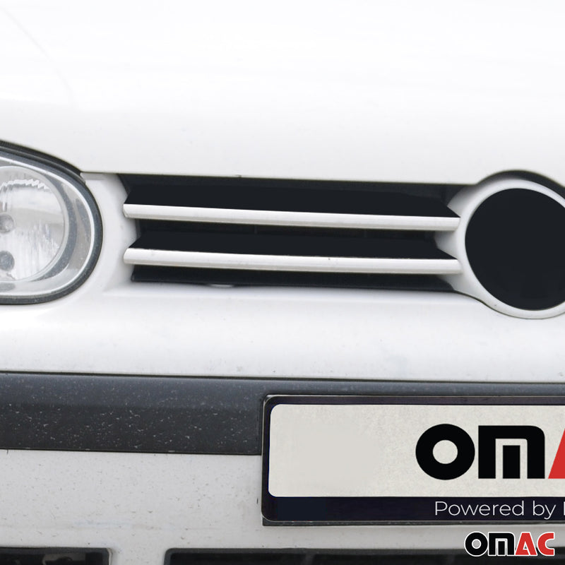 Kühlergrill Leisten Grillleisten für VW Golf 2003-2009 Edelstahl Silber 4tlg