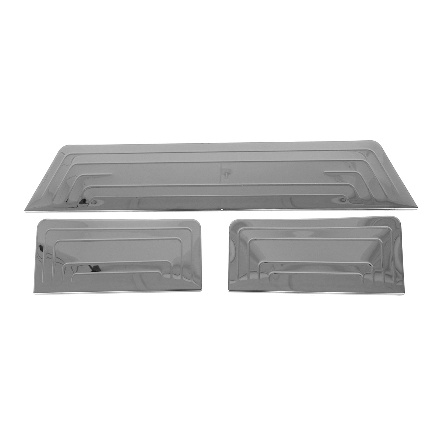 Einstiegsleisten Türschweller für VW Transporter T5 2003-2015 Chrom Dunkel 3x