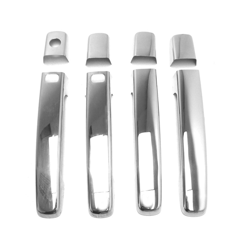 Türgriff Blende Türgriffkappen für Nissan Qashqai 2007-2014 Edelstahl Silber 4x
