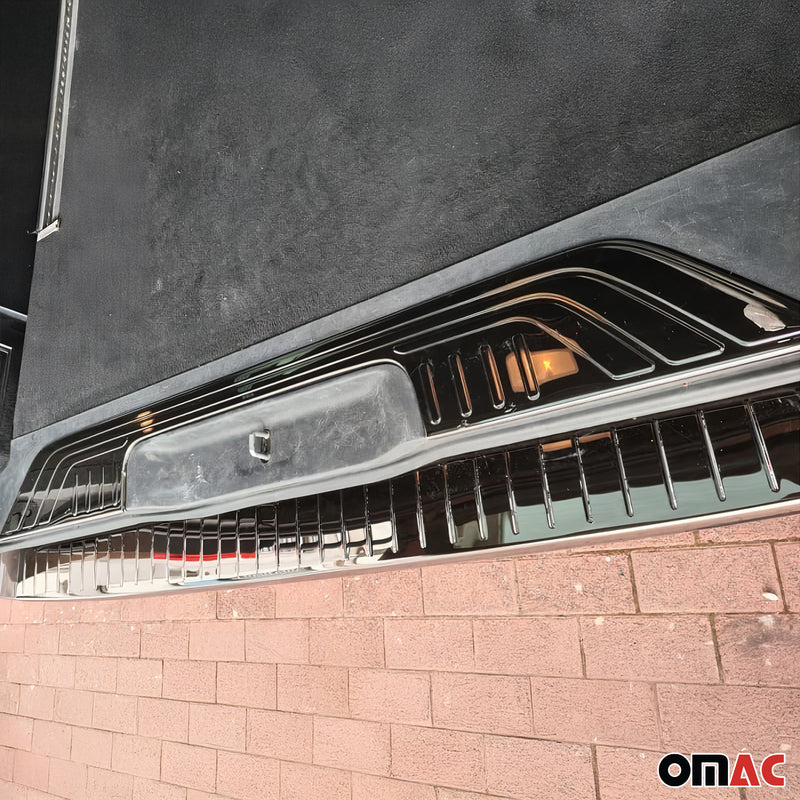 Innen Ladekantenschutz Stoßstange für Mercedes Vito W447 2014-2025 Chrom Dunkel