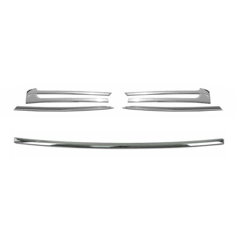 Kühlergrill Grillleisten für VW Caravelle T5 2010-2015 Edelstahl Satz Chrom 5x