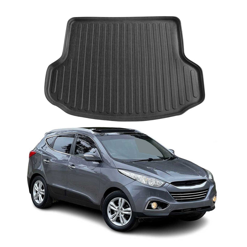 Kofferraumwanne Laderaumwanne für Hyundai ix35 2010-2015 Gummi TPE Schwarz