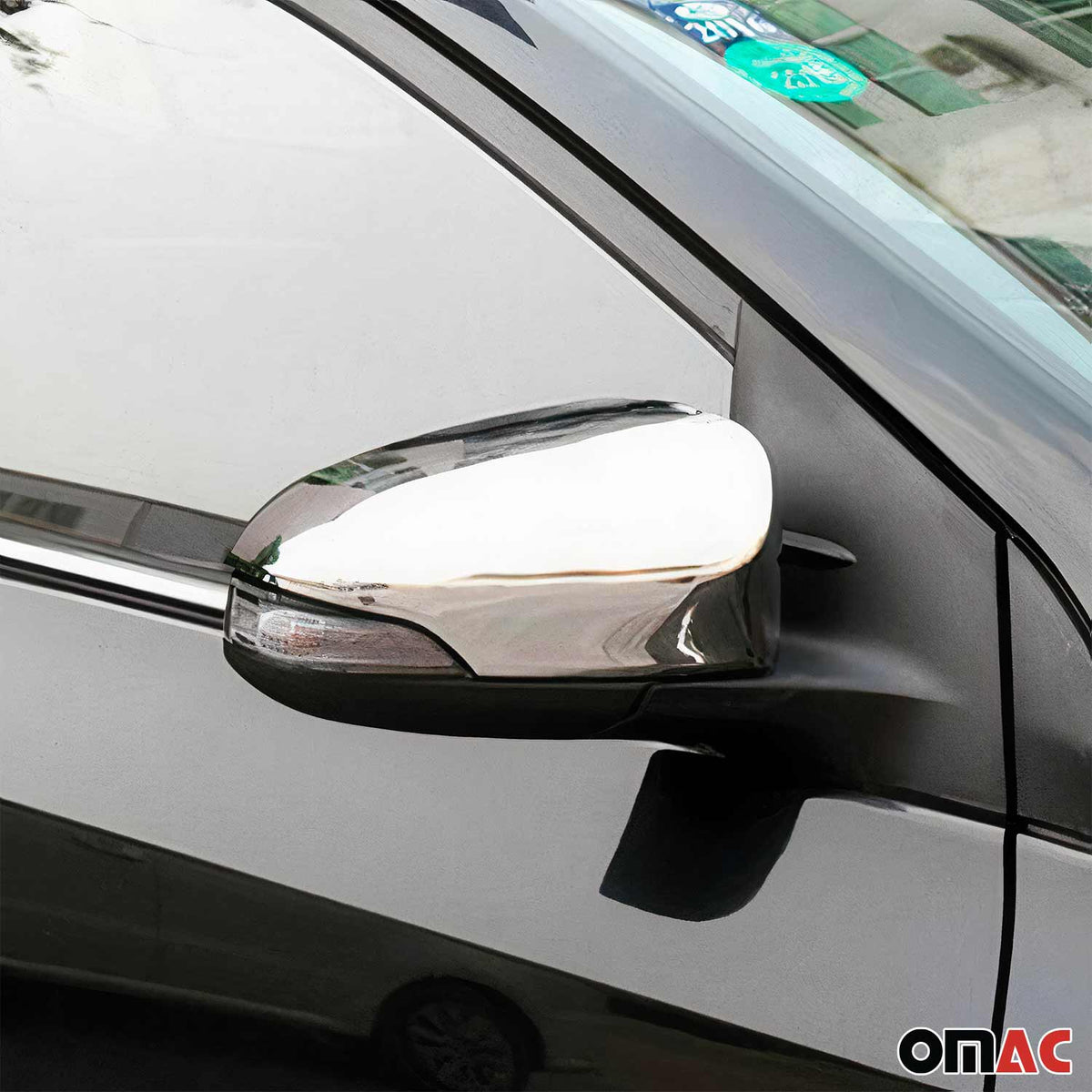 Spiegelkappen Spiegelabdeckung für Toyota Corolla 2013-2019 Chrom ABS Silber