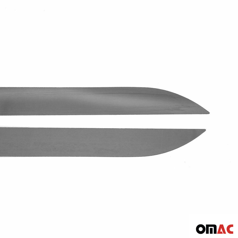 Bumper diffuser exhaust frame for Hyundai Kona 2017-2020 stainless steel silver