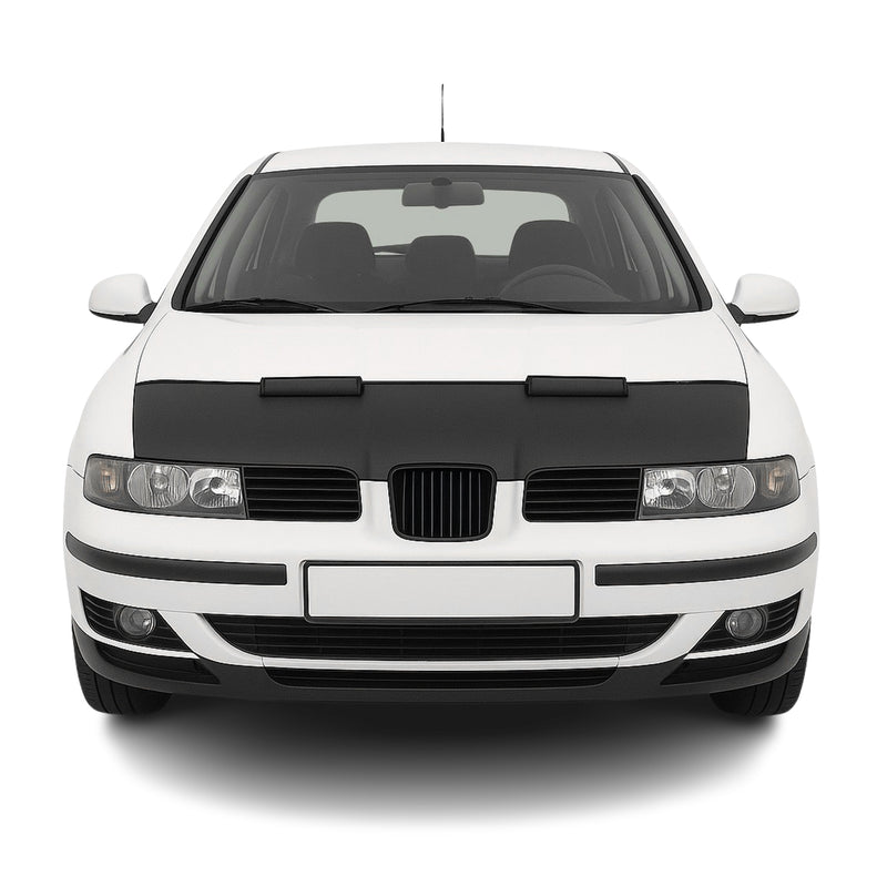 Haubenbra Steinschlagschutz Bonnet Bra für Seat Toledo 1998-2004 Schwarz Halb