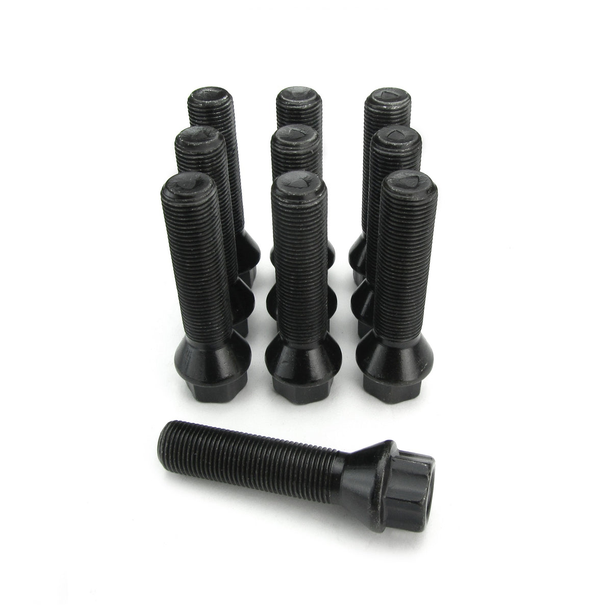 JOM Radbolzen Kegelbund M14x1,25 50mm (10 St) Schwarz