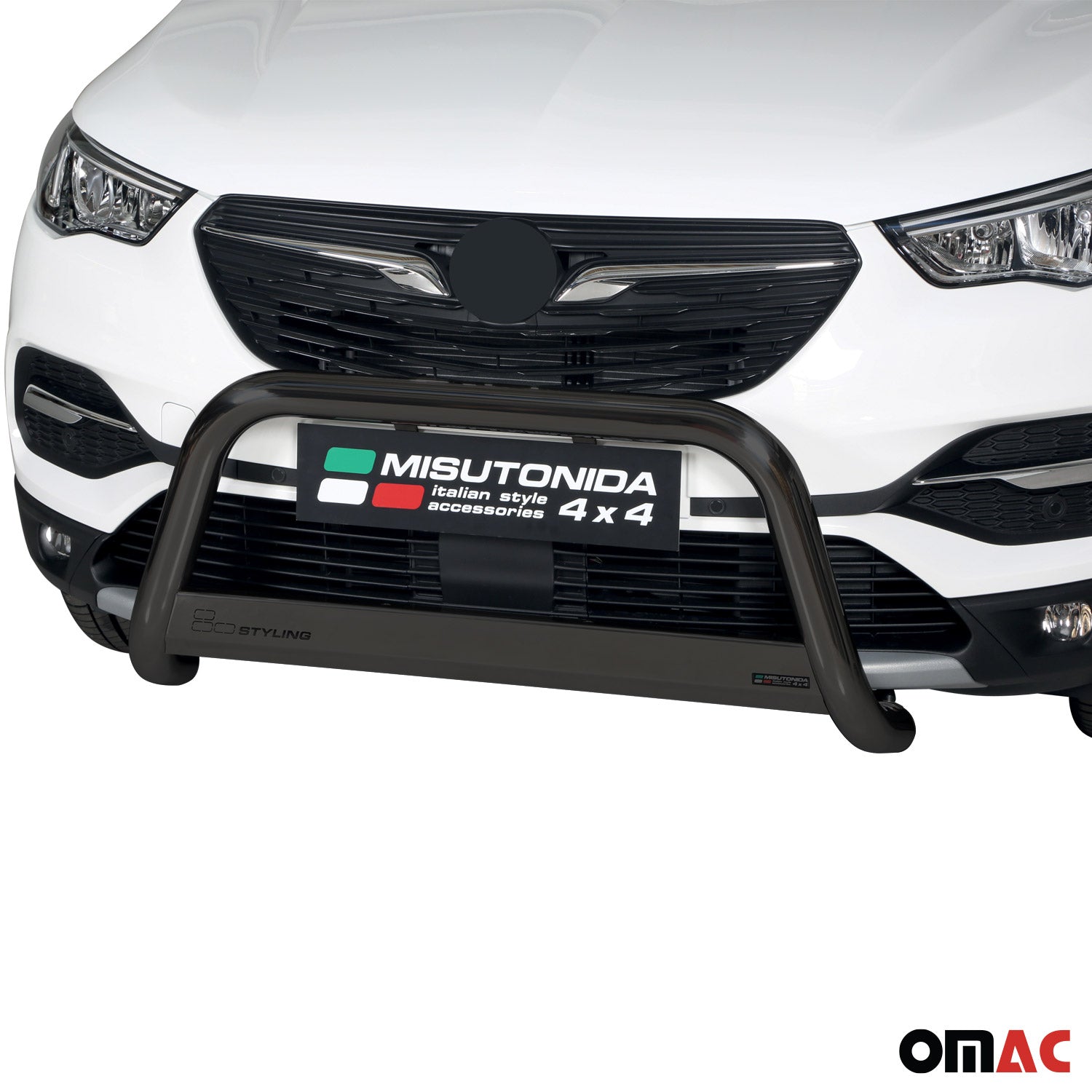Frontbügel Frontschutzbügel für Opel Grandland X 2017-2024 ø63mm Stahl Schwarz