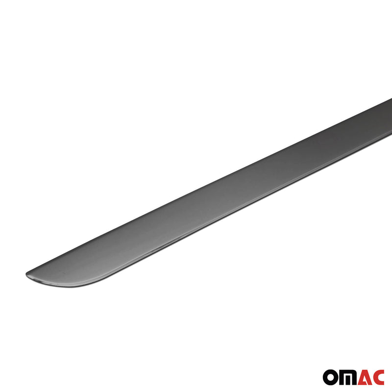 Kofferraumleiste Heckleiste für Smart ForTwo 451 2007-2015 Edelstahl Dunkel