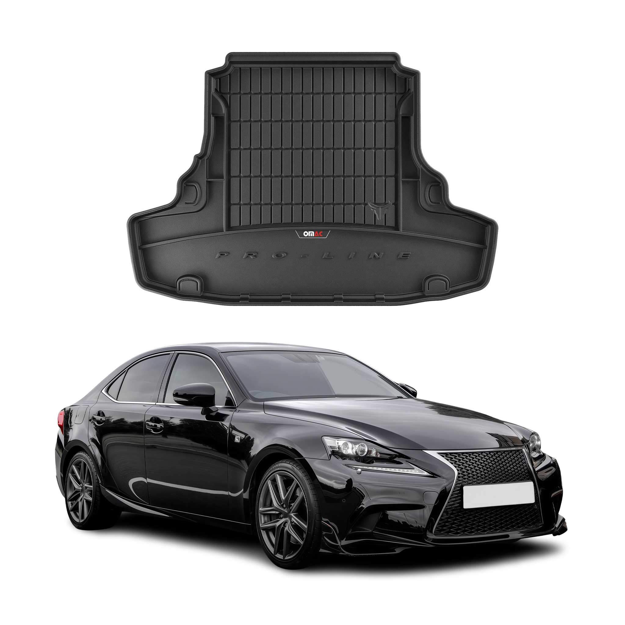 OMAC Gummi Kofferraumwanne für Lexus IS III 2013-2020 Pre-FL TPE Laderaumwanne