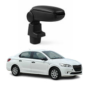 Mittelarmlehne Armlehne Mittelkonsole für Peugeot 301 2012-2021 PU-Leder Schwarz