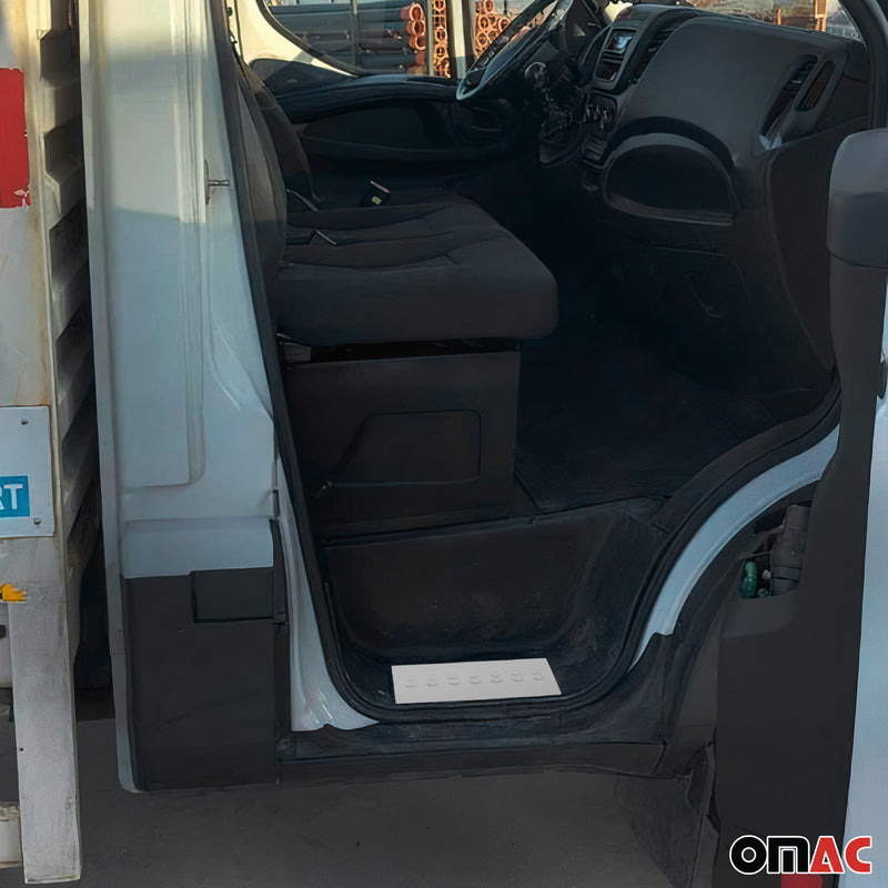 Einstiegsleisten Türschweller für Iveco Daily 2014-2025 Edelstahl Silber 2tlg