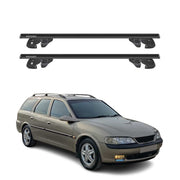 Dachträger Grundtäger für Opel Vectra B Kombi 1995-2002 Alu 90kg TÜV Schwarz 2x