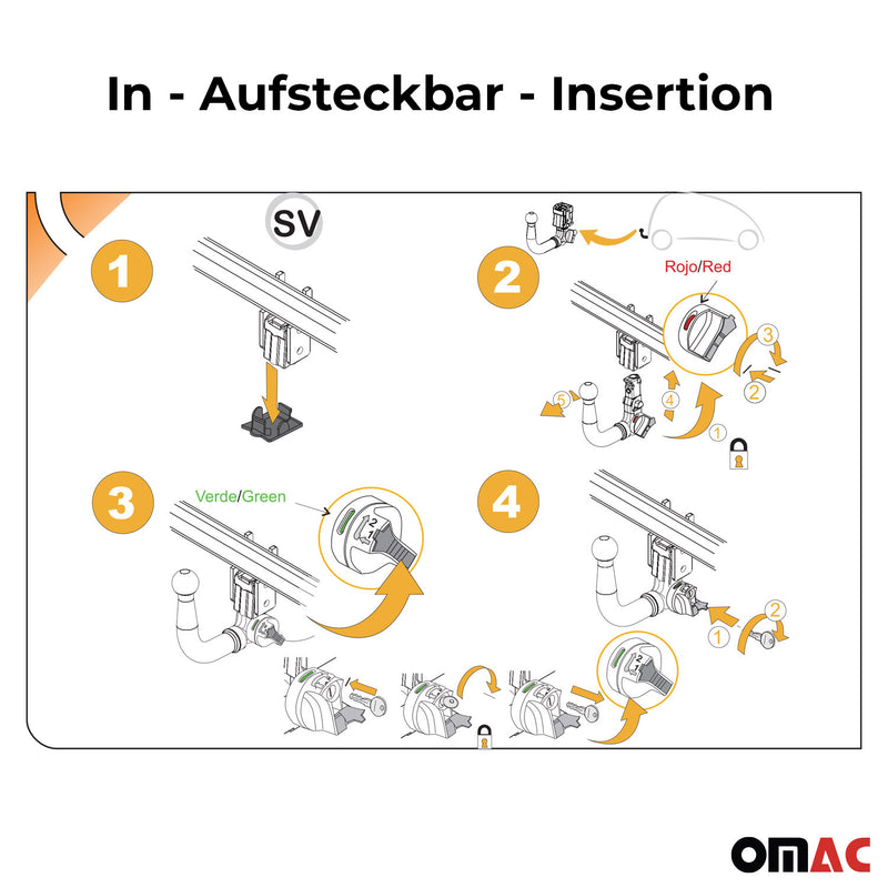 Aragon Anhängerkupplung E-Satz 7pin für Skoda Rapid Spaceback 2013-2019 ABE