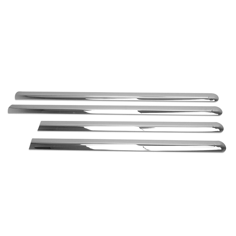 Seitentürleiste Türleisten Türschutzleisten für Ford Connect Kurzer Edelstahl 4x