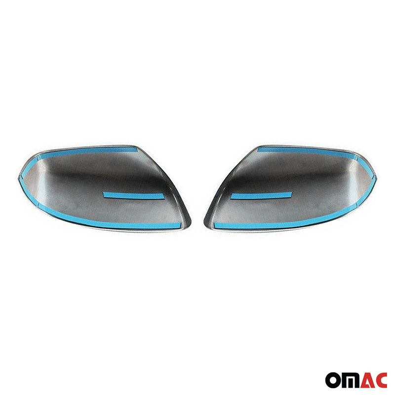 Spiegelkappen für Toyota Land Cruiser Prado J150 2009-2023 Chrom Gebürstet 2x