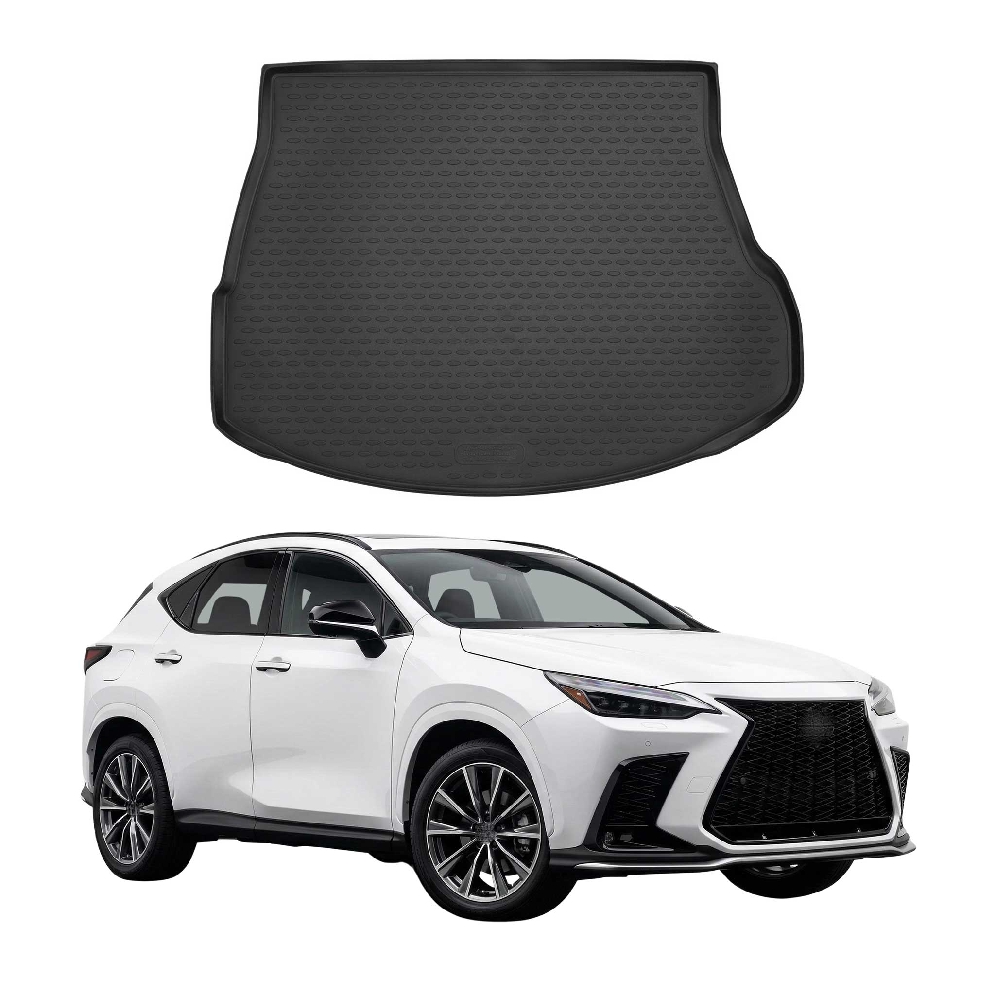 Kofferraummatte Laderaumwanne für Lexus NX II 2022-2026 TPE Schwarz 1 tlg