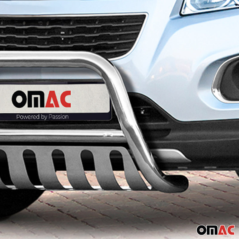 Frontbügel Frontschutzbügel für Chevrolet Trax 2013-2021 mit ABE Silber Stahl