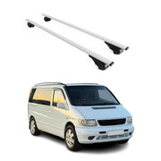 Dachträger Grundtäger für Mercedes Vito W638 1996-2003 75kg Metall Silber 2 tlg