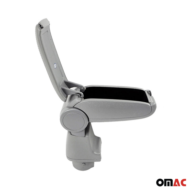 Mittelarmlehne Armlehne Mittelkonsole für Dacia Duster 2010-2017 PU-Leder Grau