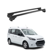Dachträger Grundträger für Ford Transit Connect II 2013-21 TÜV Alu Schwarz 2x