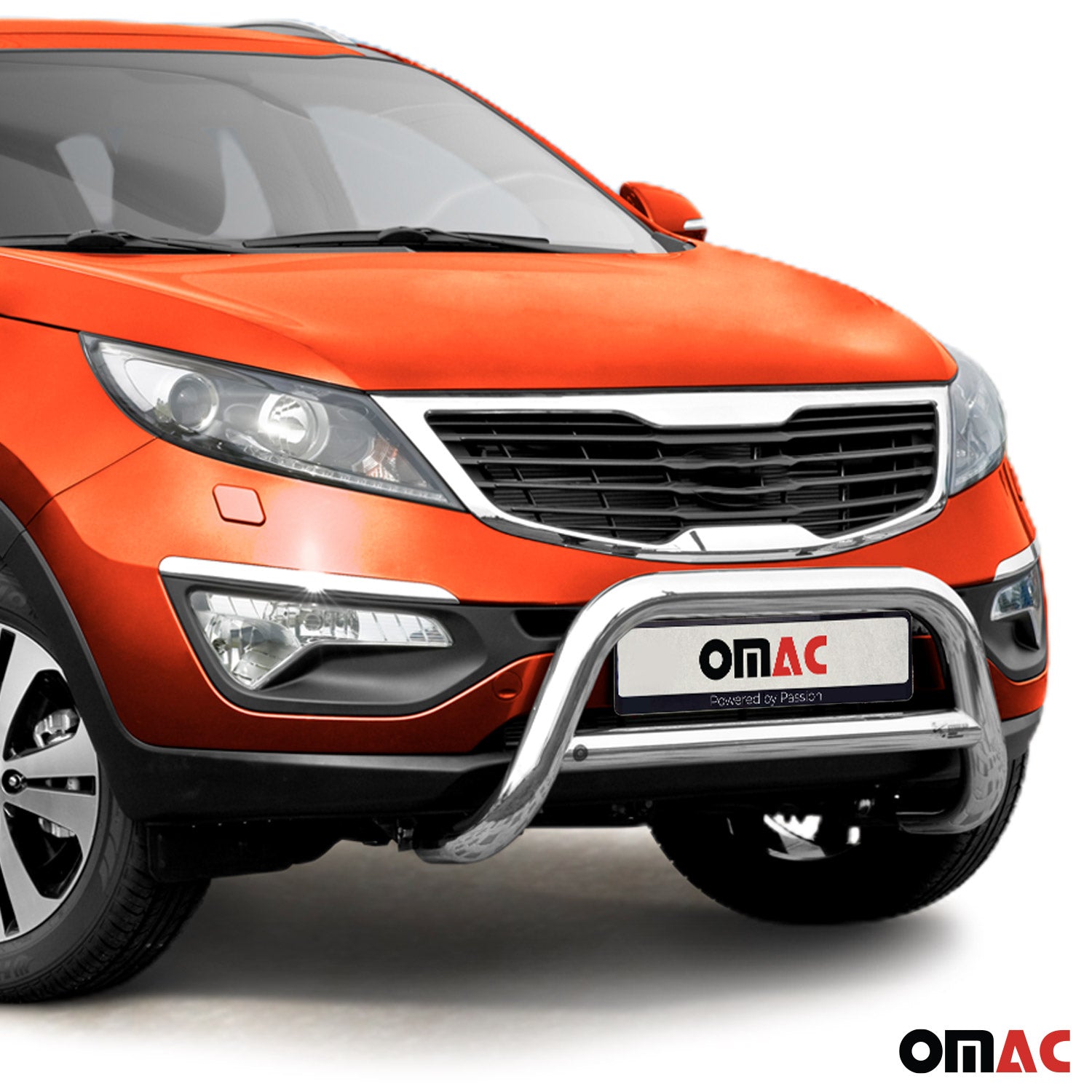 Frontbügel Frontschutzbügel für Kia Sportage 2010-2015 mit ABE Stahl Silber