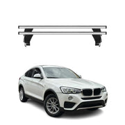 Menabo Dachträger Grundtäger für BMW X4 F26 2014-2018 50kg Alu Silber 2 tlg