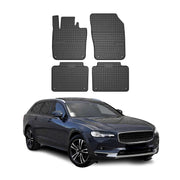 OMAC Gummi Fußmatten für Volvo V90 2016-2025 Automatten Gummi TPE Schwarz 4tlg