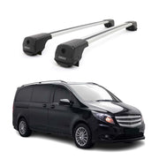 Dachträger Grundträger für Mercedes Vito W447 2014-2026 Aluminium 75kg Grau 2tlg
