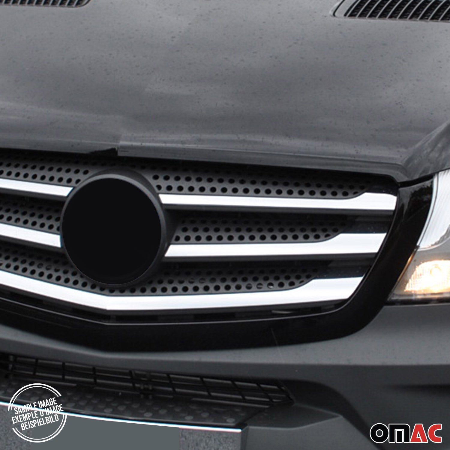 Kühlergrill Leisten Grillleisten für Mercedes Citan 2012-2021 Edelstahl Chrom 5x