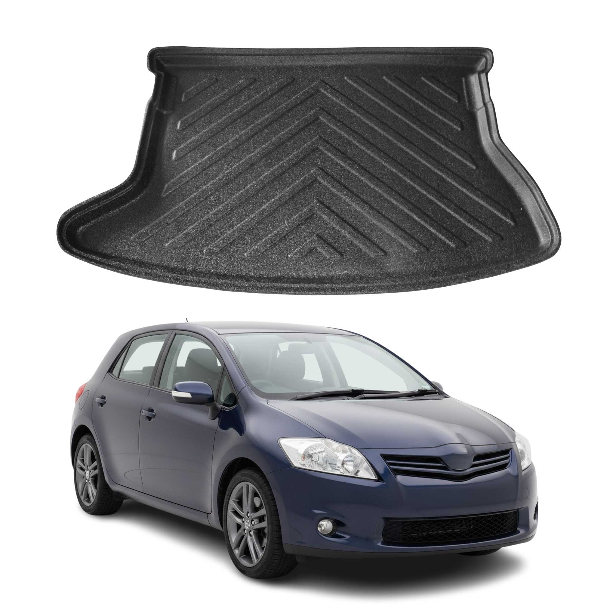 Kofferraumwanne Laderaumwanne für Toyota Auris 2007-2010 5tür Gummi TPE Schwarz