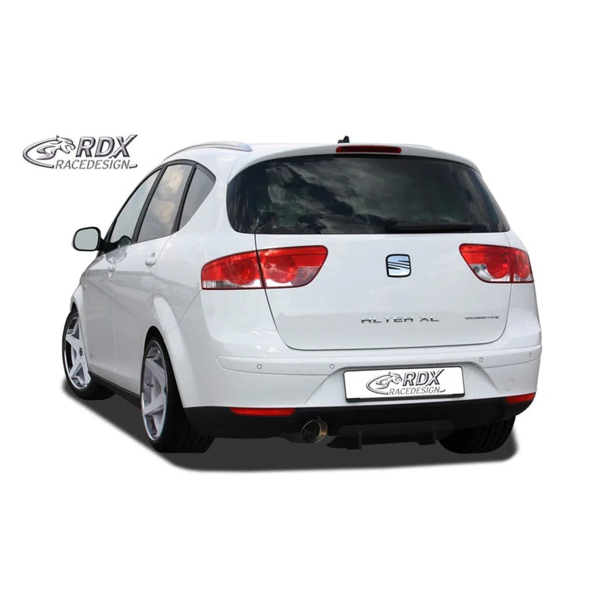 RDX Heckschürzenansatz Diffuser U-Diff für Seat Altea 5P inkl. FR & XL 2004-