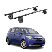 Stahl Dachträger für Subaru Trezia 2011-2016 TÜV Abschließbar 2tlg Schwarz