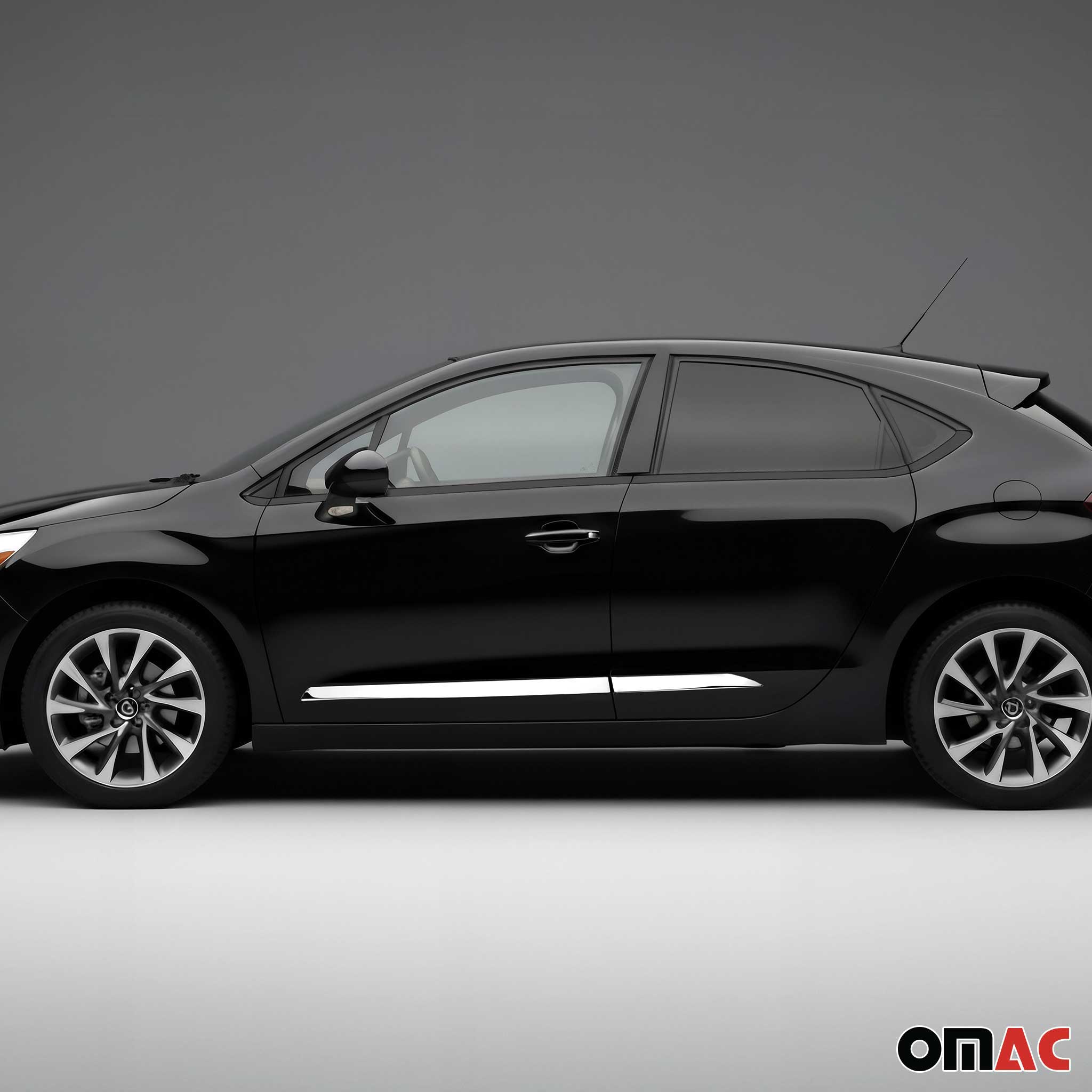 Seitentürleiste Türleisten Türschutzleiste für Citroen DS4 2011-2018 Chrom 4x