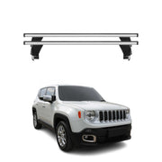 Menabo Dachträger Grundtäger für Jeep Renegade 2015-2025 50kg Alu Grau 2x