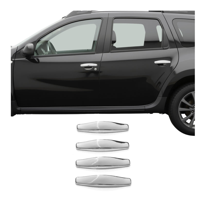 Türgriff Blende Türgriffkappen für Dacia Duster 2010-2018 Edelstahl Silber 4tlg