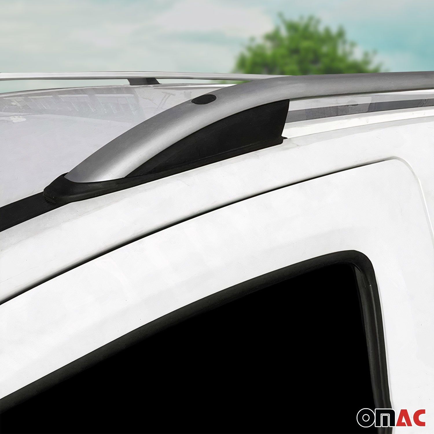 Dachreling Dachträger für Peugeot 3008 2016-2019 Grau Aluminium 2 tlg