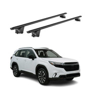Dachträger für Subaru Forester VI 2025-2026 100kg Aluminium Schwarz 2 tlg ABE