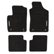 Velours Fußmatten für Fiat 500 500C 2007-26 Autoteppich Automatten Schwarz 4 tlg