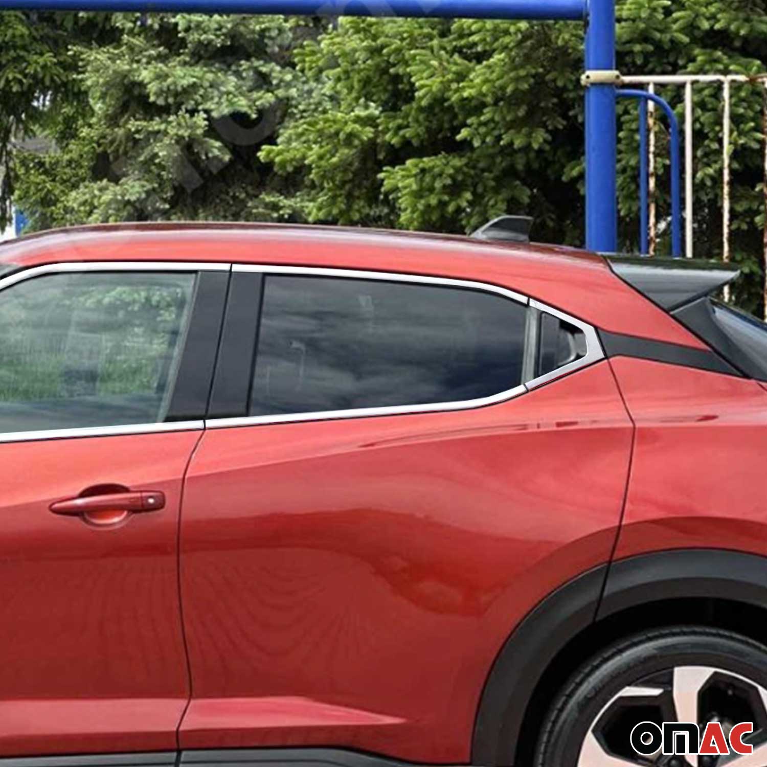 Fensterleisten Zierleisten für Nissan Juke 2019-2026 Edelstahl Chrom 10tlg