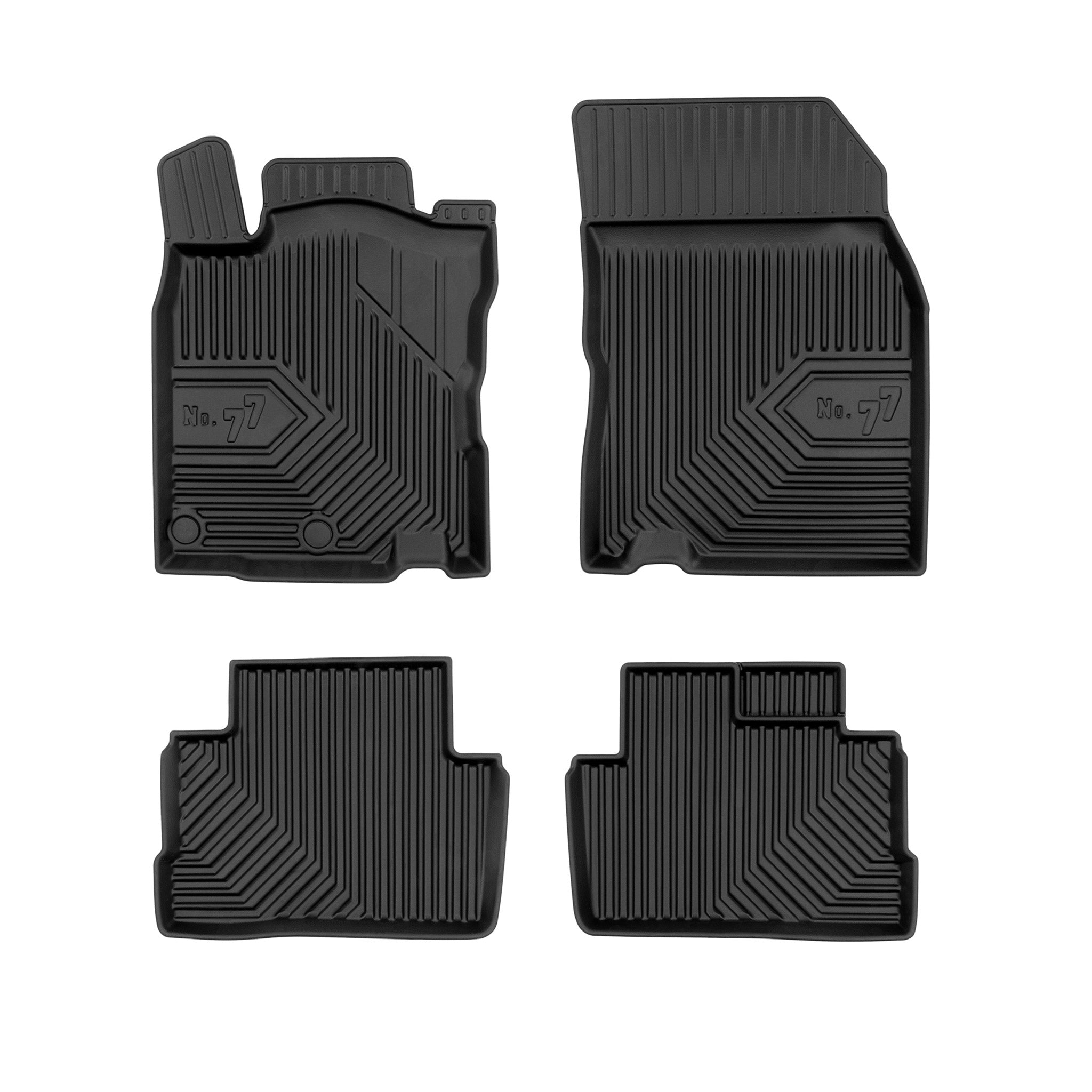 Fußmatten für Nissan Qashqai II 2013-2021 Trimmmöglichkeit für Tekna-Version TPE