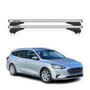 Menabo Dachträger Grundtäger für Ford Focus IV Kombi 2018-2025 Alu Silber 2 tlg